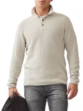 RODD & GUNN eastern bush knit pullover sweater in grey marle